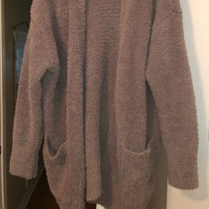 Barefoot Dreams Fuzzy Cardigan